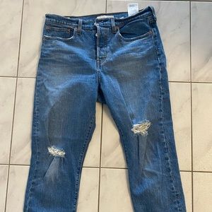 Levi size 30 501 wedgie jeans